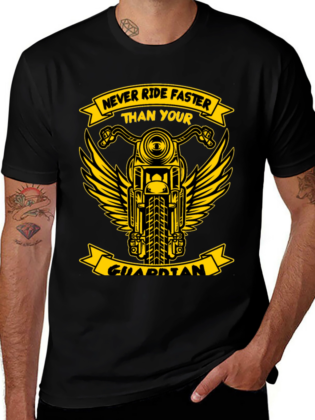 Motorcycle Guardian Graphic Tee
