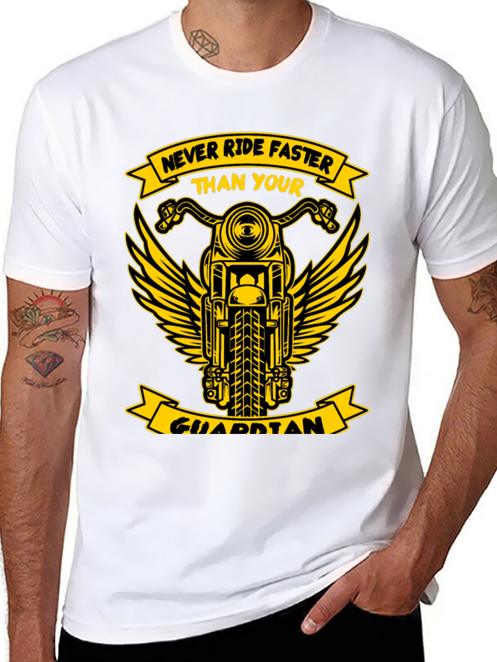 Motorcycle Guardian Graphic Tee