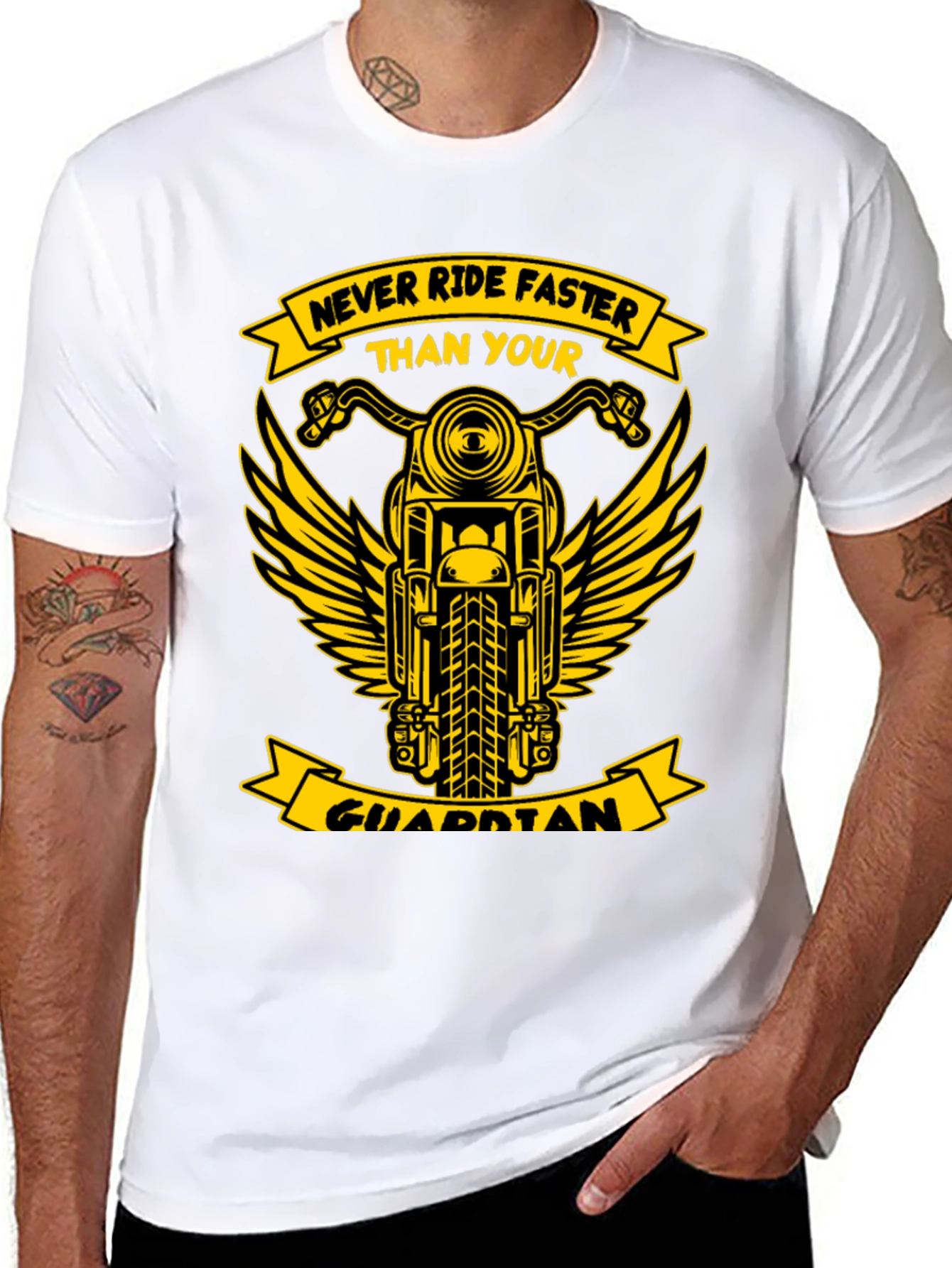Motorcycle Guardian Graphic Tee