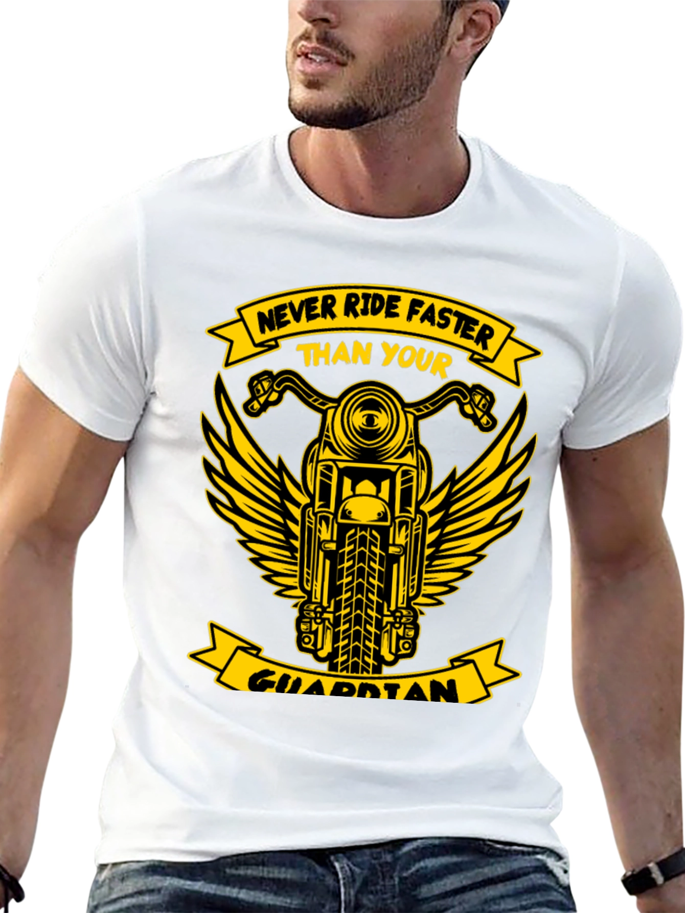 Motorcycle Guardian Graphic Tee
