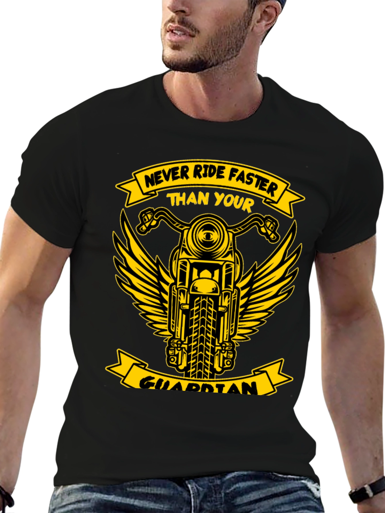 Motorcycle Guardian Graphic Tee