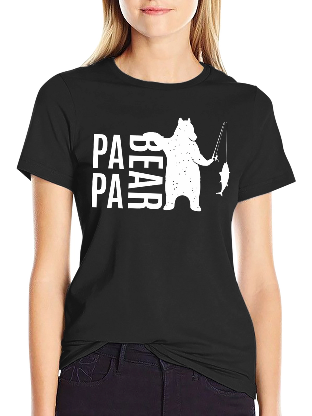 Papa Bear Fishing T-Shirt - Fathers Day Gift