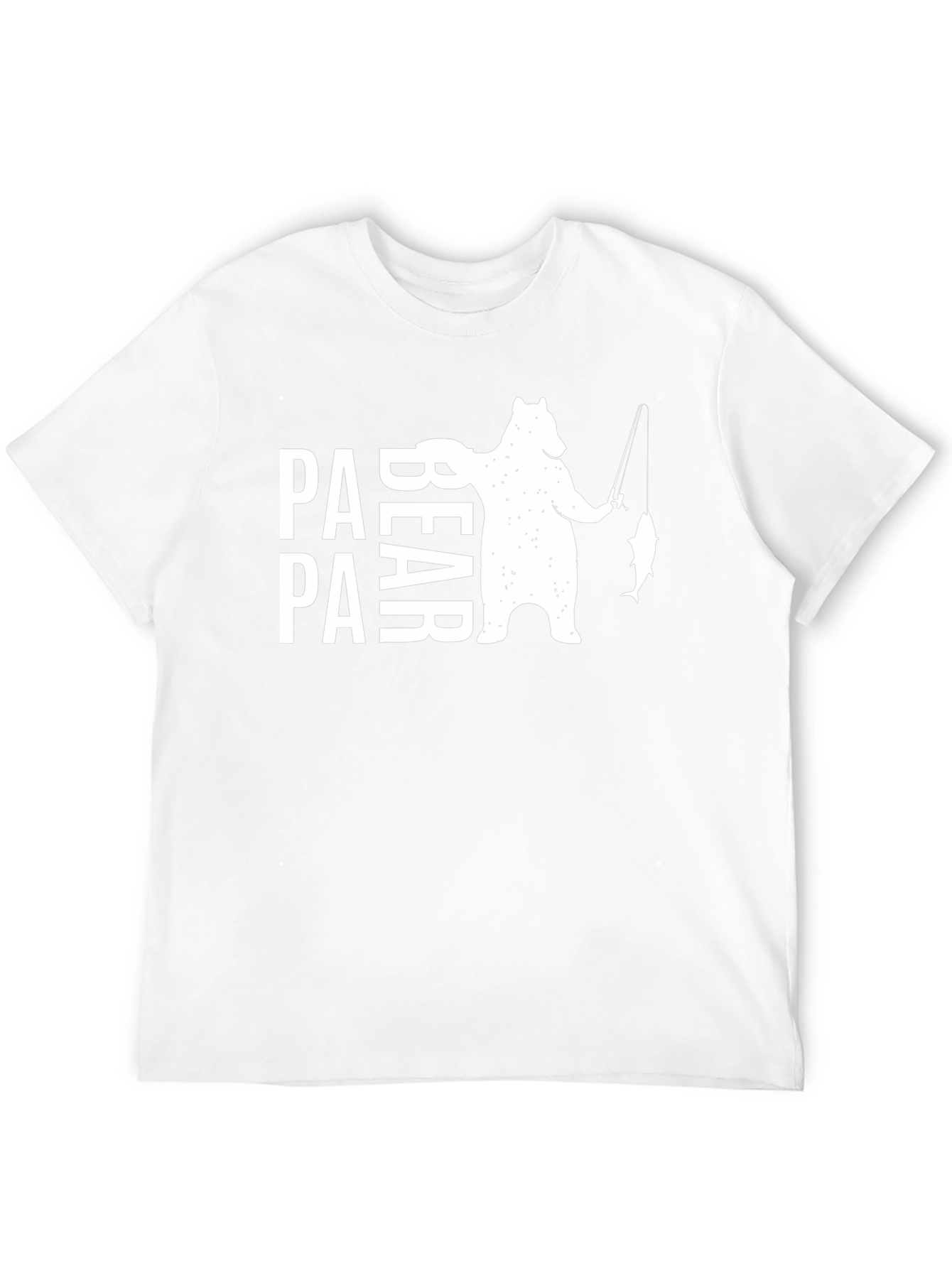 Papa Bear Fishing T-Shirt - Fathers Day Gift