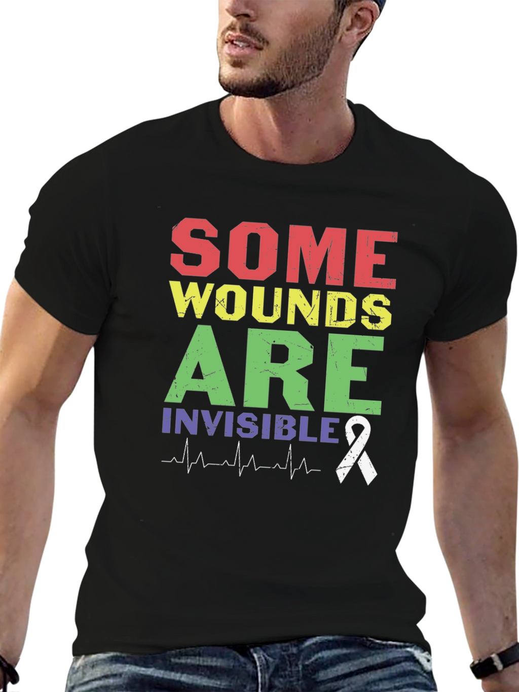 Some Wounds are Invisible Awareness T-Shirt