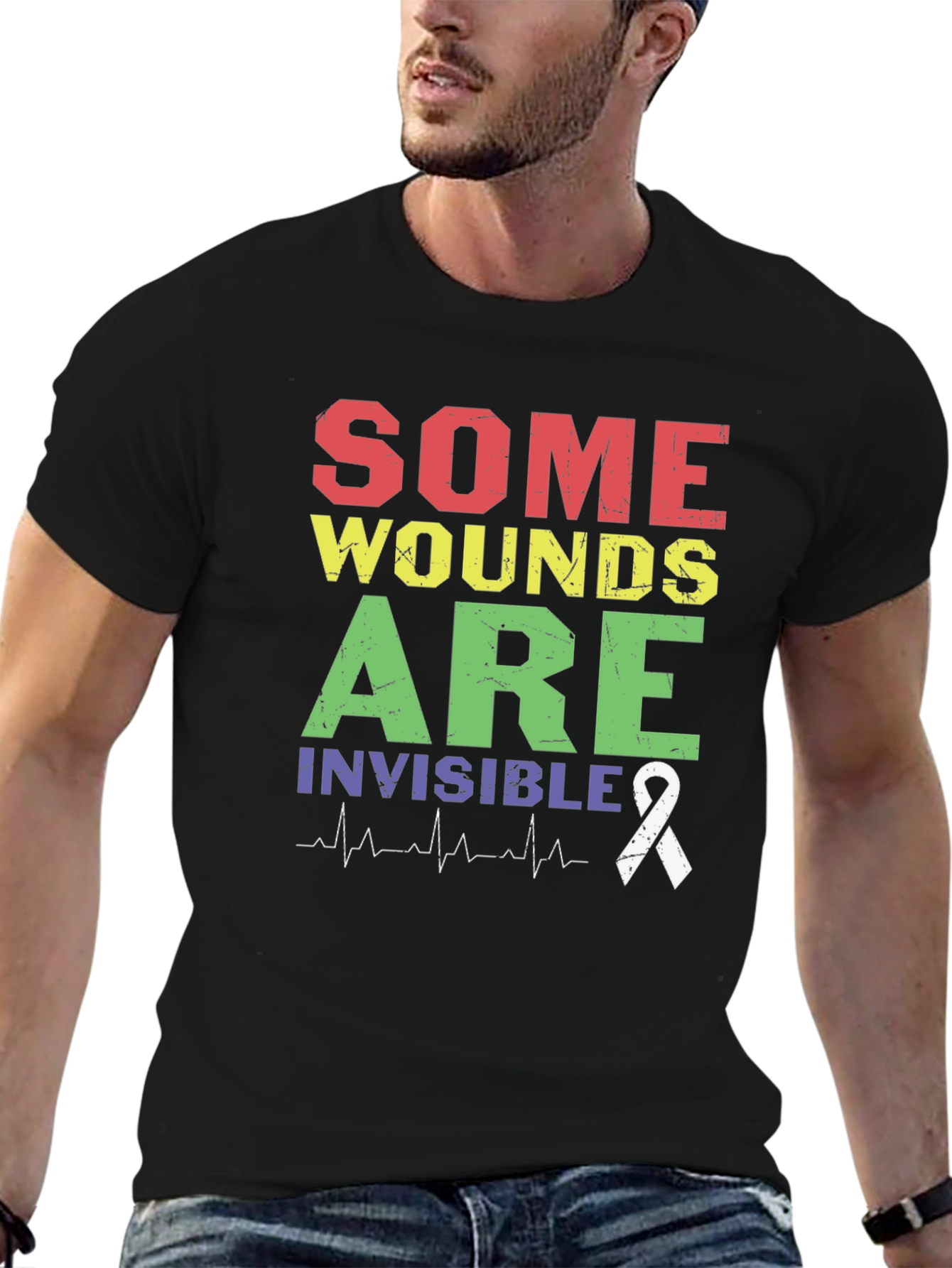 Some Wounds are Invisible Awareness T-Shirt