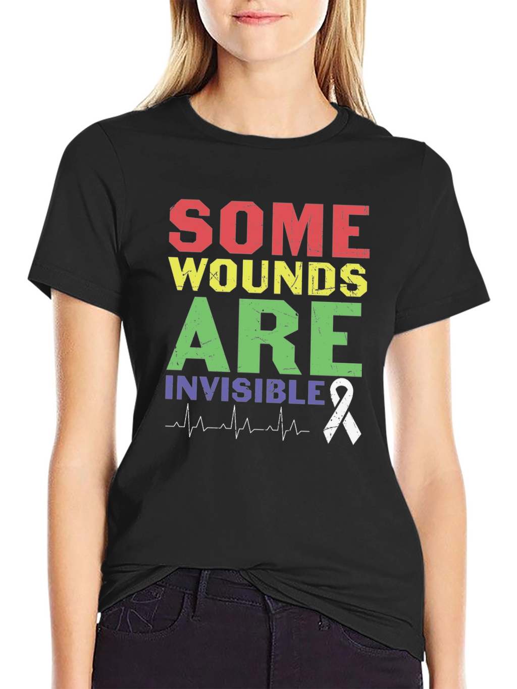 Some Wounds are Invisible Awareness T-Shirt