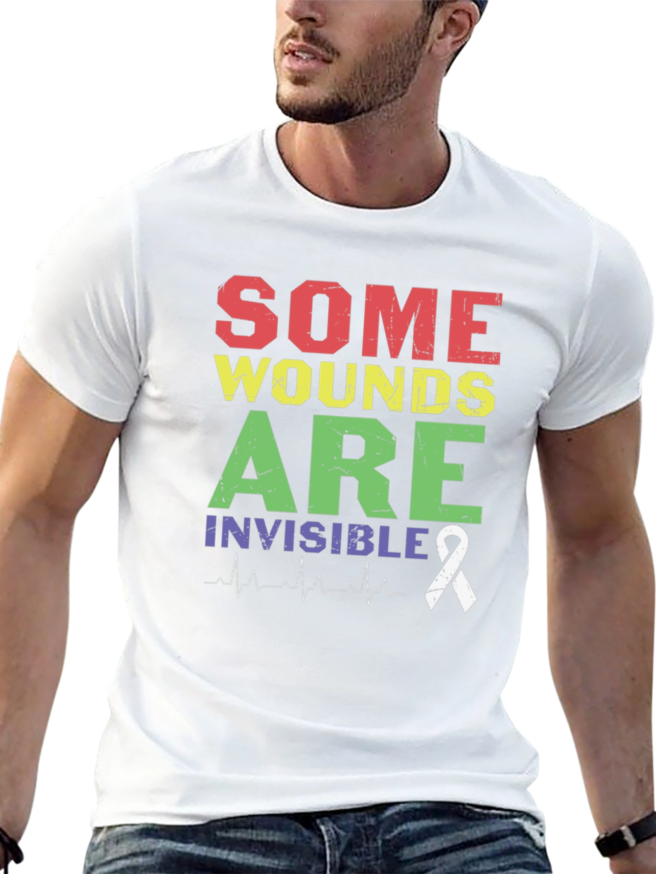 Some Wounds are Invisible Awareness T-Shirt