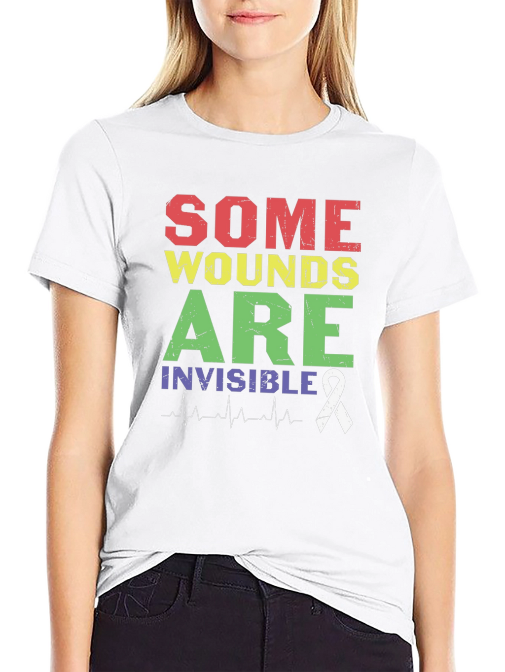 Some Wounds are Invisible Awareness T-Shirt