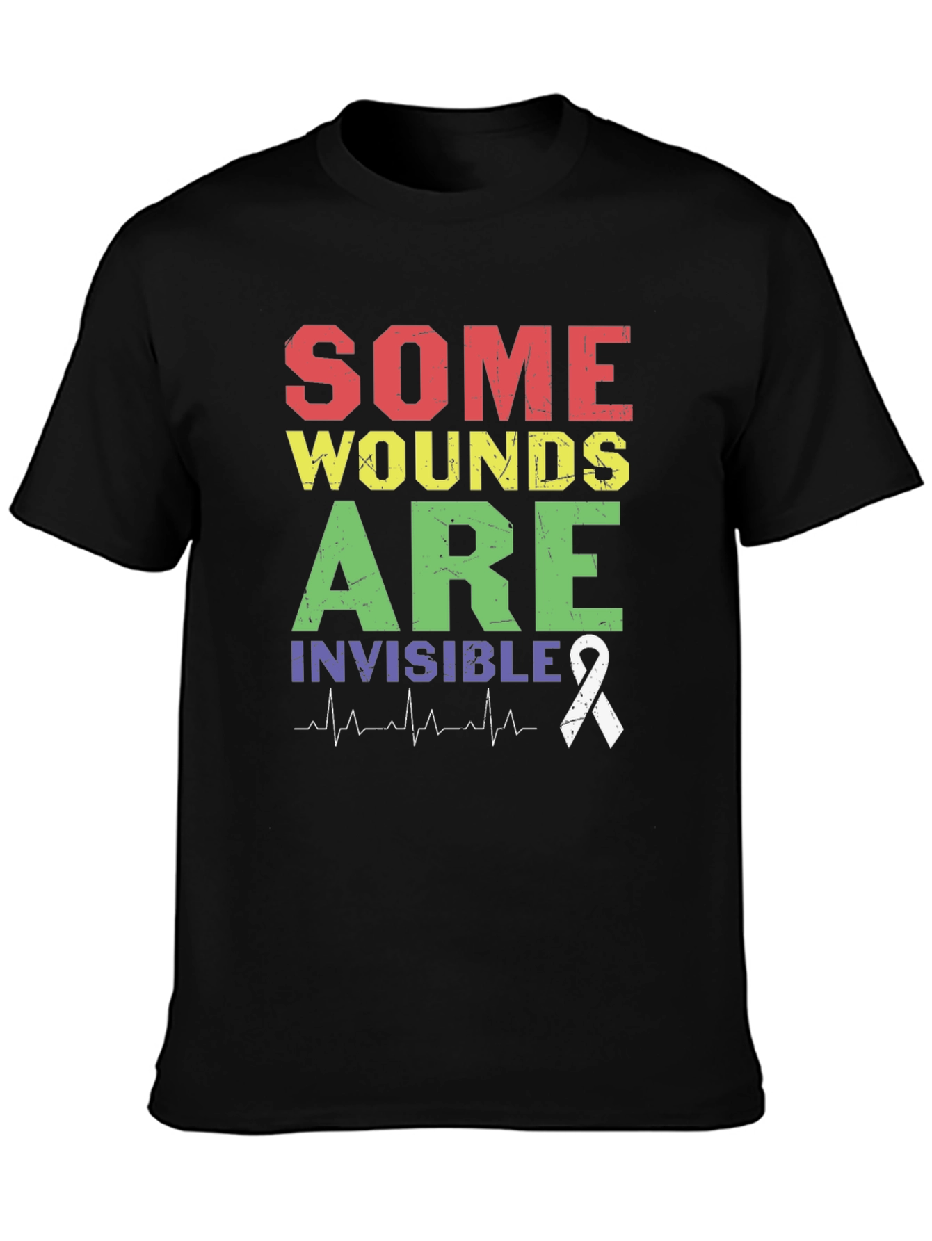 Some Wounds are Invisible Awareness T-Shirt