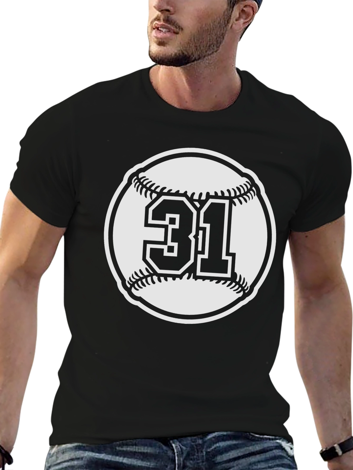 Baseball Number 31 T-Shirt