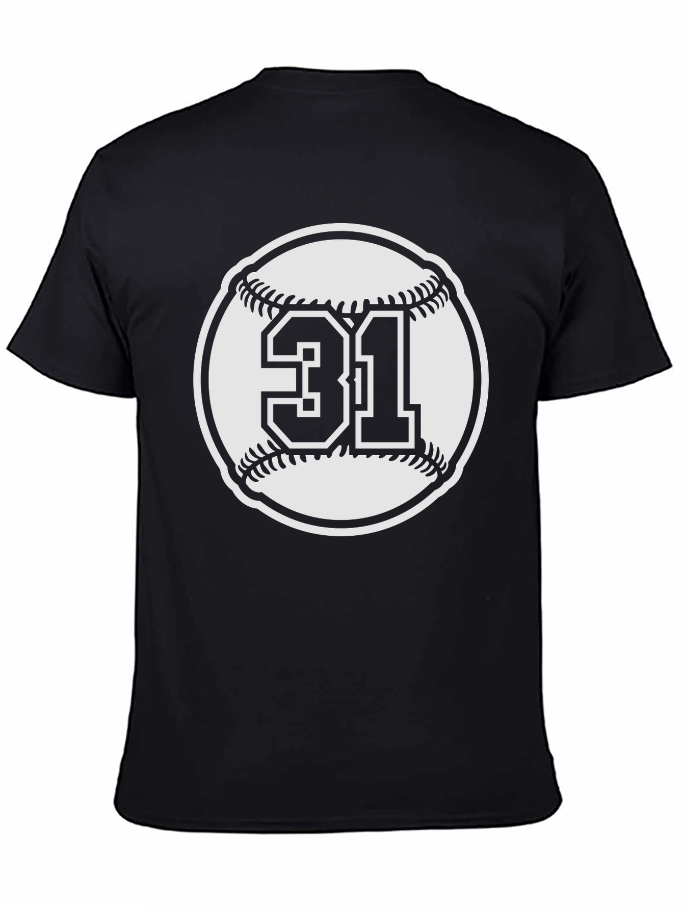 Baseball Number 31 T-Shirt