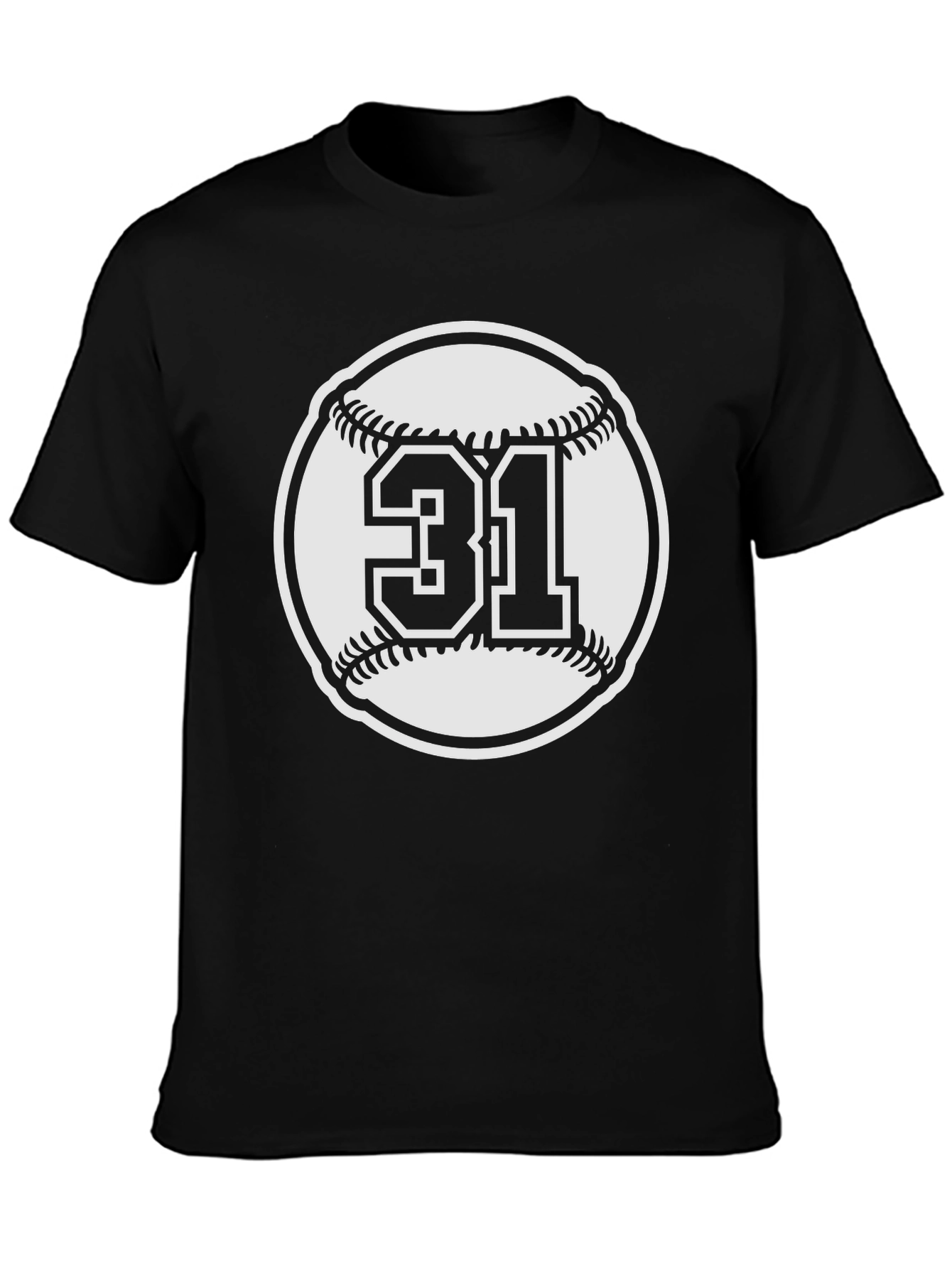 Baseball Number 31 T-Shirt