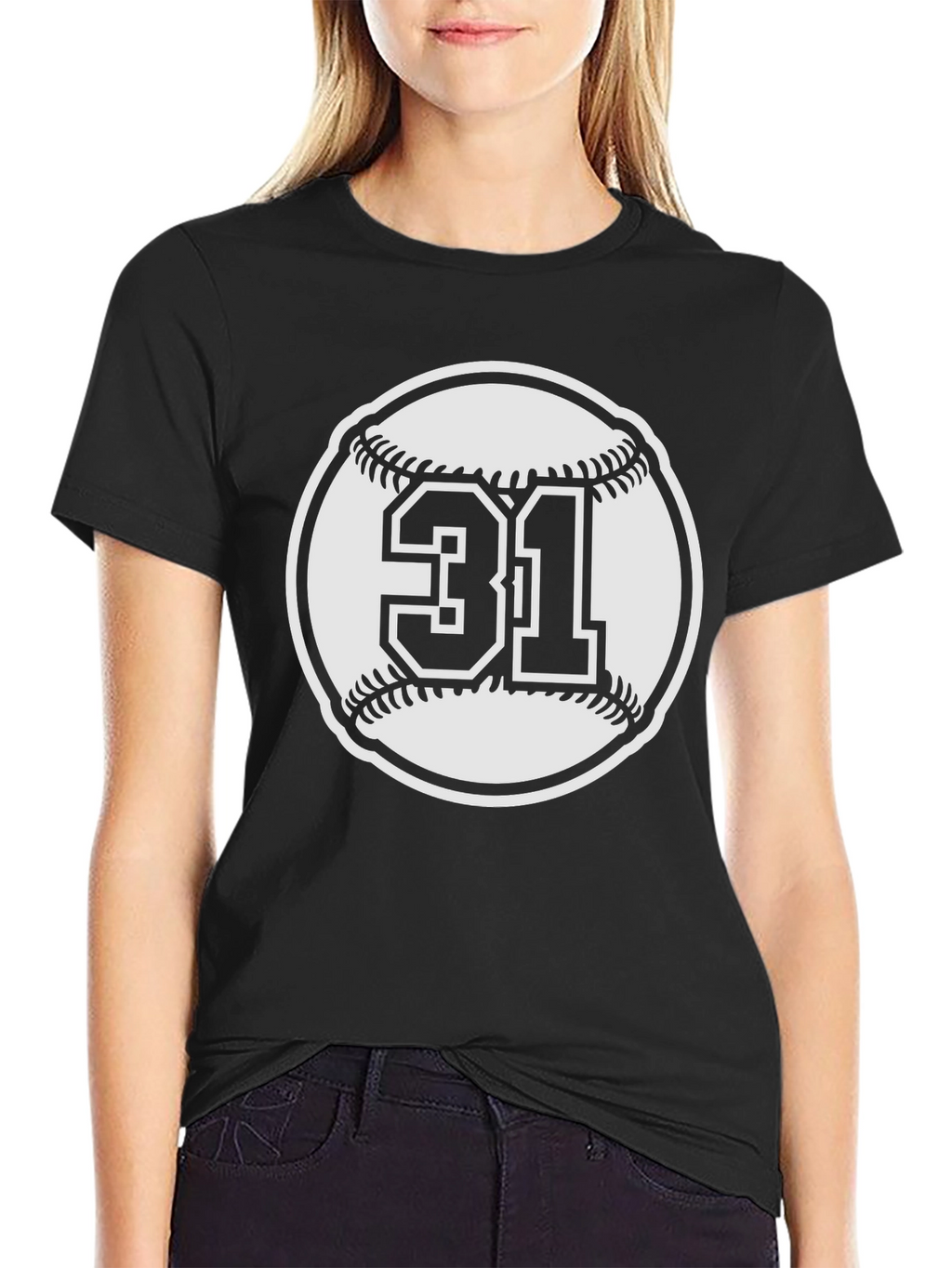 Baseball Number 31 T-Shirt