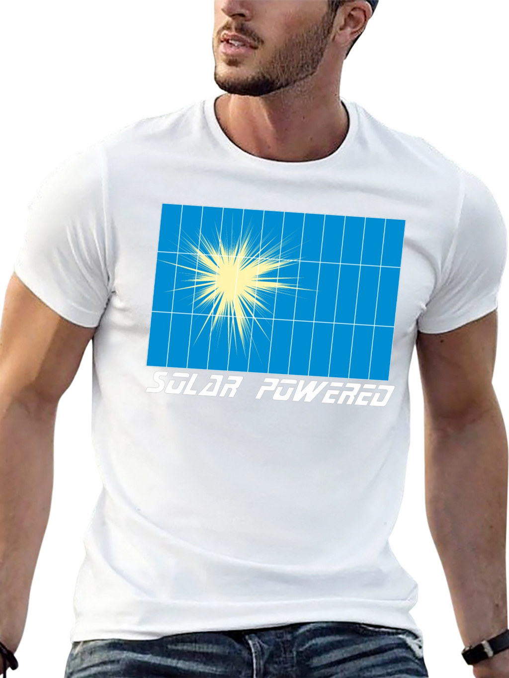 Solar Powered Graphic T-Shirt - Eco-Friendly Fashion