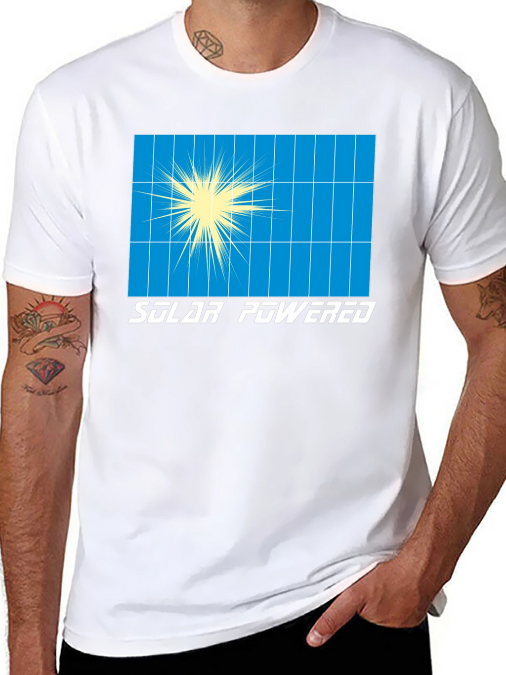 Solar Powered Graphic T-Shirt - Eco-Friendly Fashion