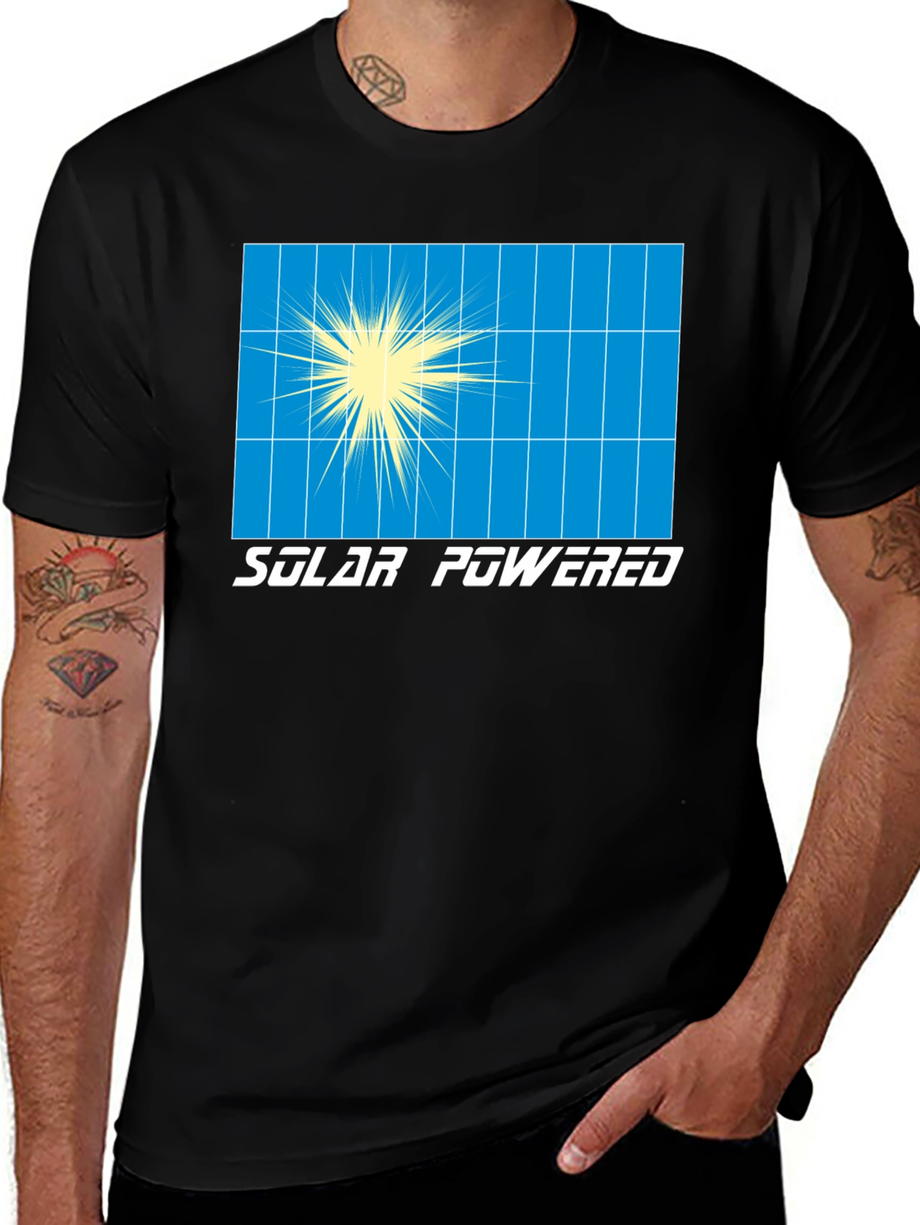 Solar Powered Graphic T-Shirt - Eco-Friendly Fashion