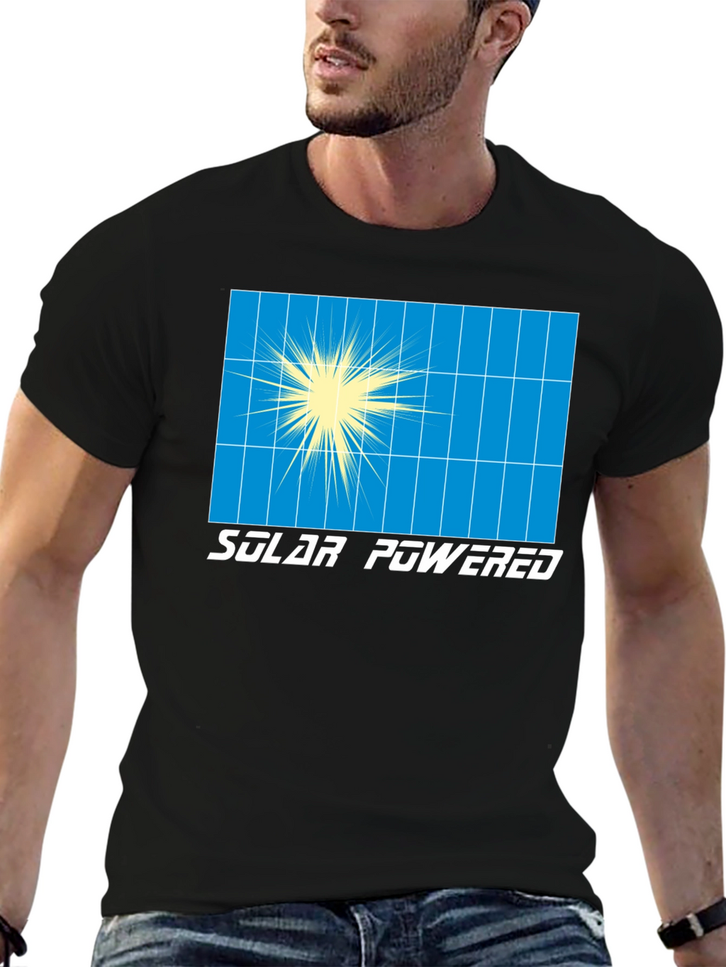 Solar Powered Graphic T-Shirt - Eco-Friendly Fashion