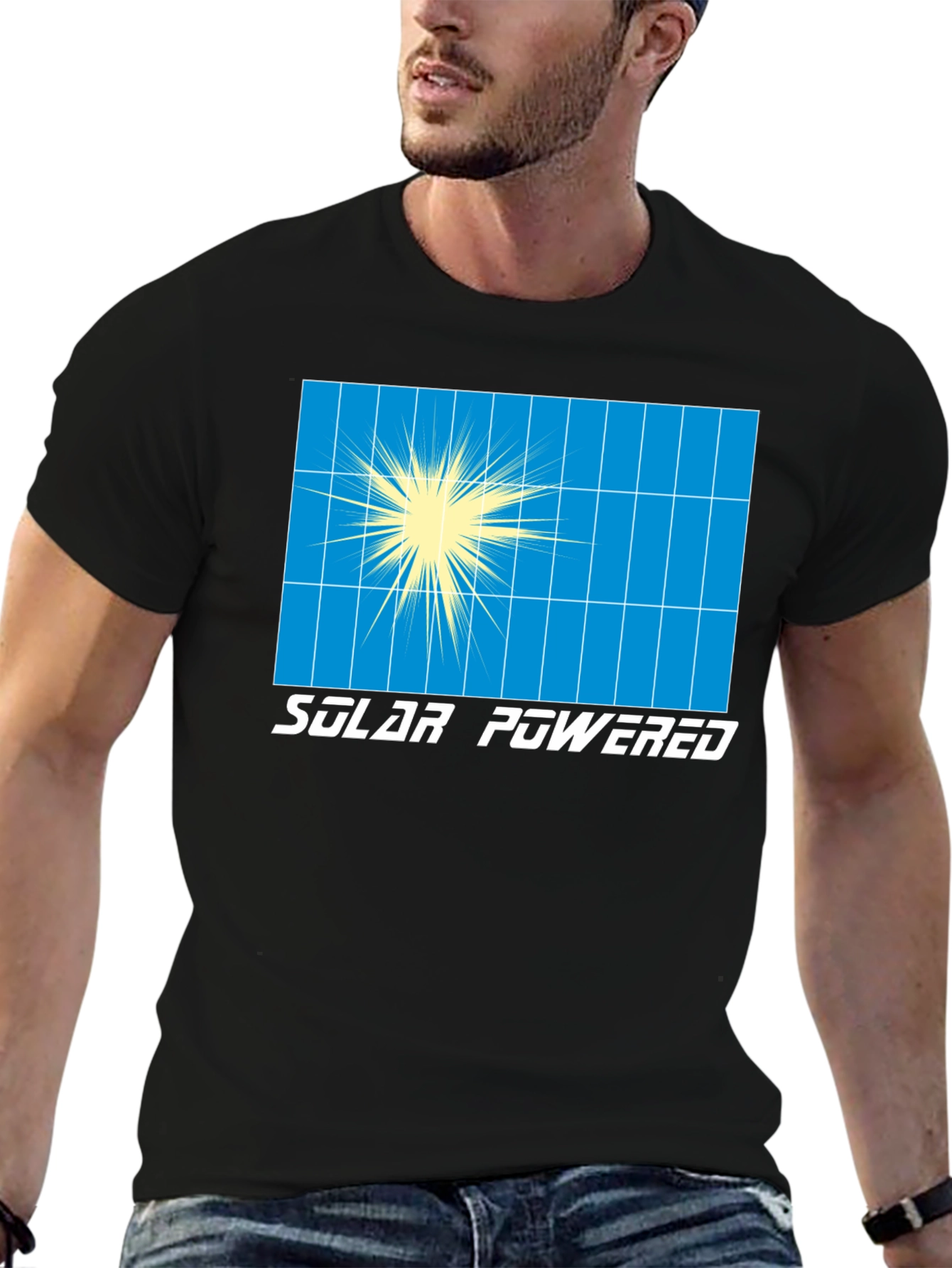 Solar Powered Graphic T-Shirt - Eco-Friendly Fashion