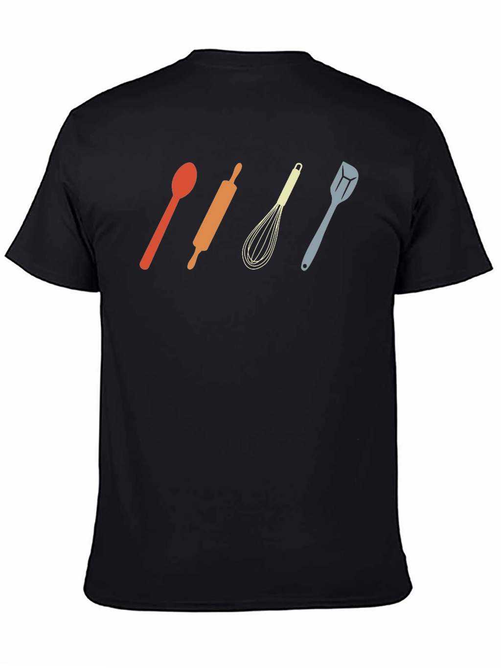 Retro Cooking Utensil T-Shirt - Chef Baker Gift