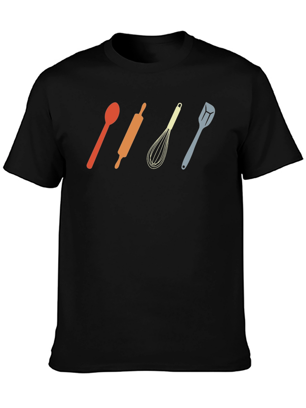 Retro Cooking Utensil T-Shirt - Chef Baker Gift