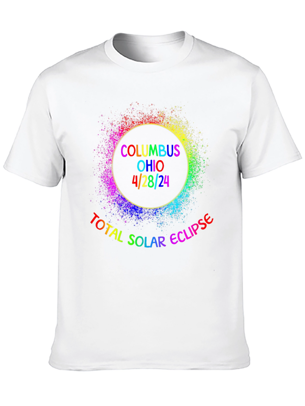 Columbus Ohio 4/28/24 Total Solar Eclipse T-Shirt