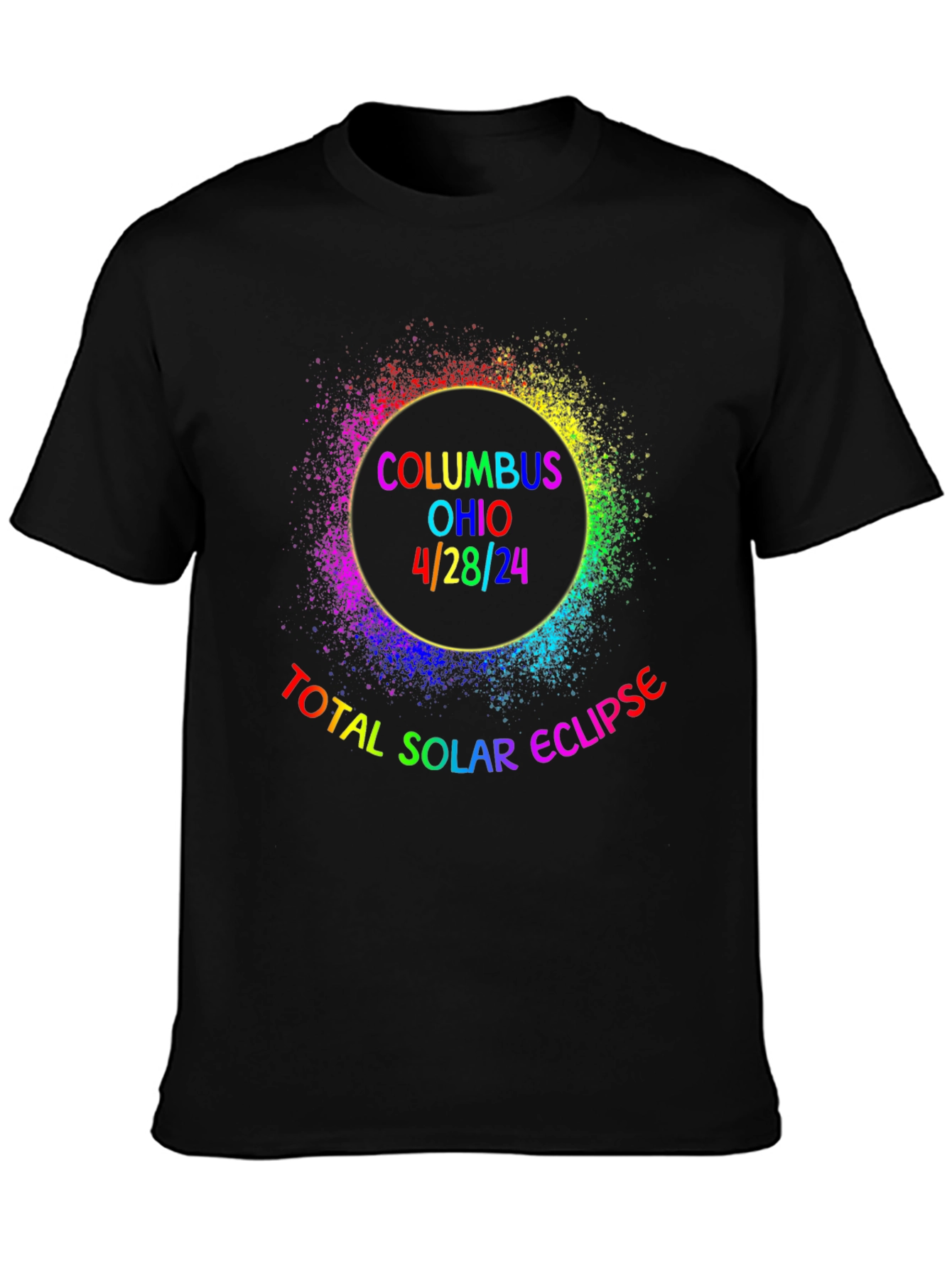 Columbus Ohio 4/28/24 Total Solar Eclipse T-Shirt