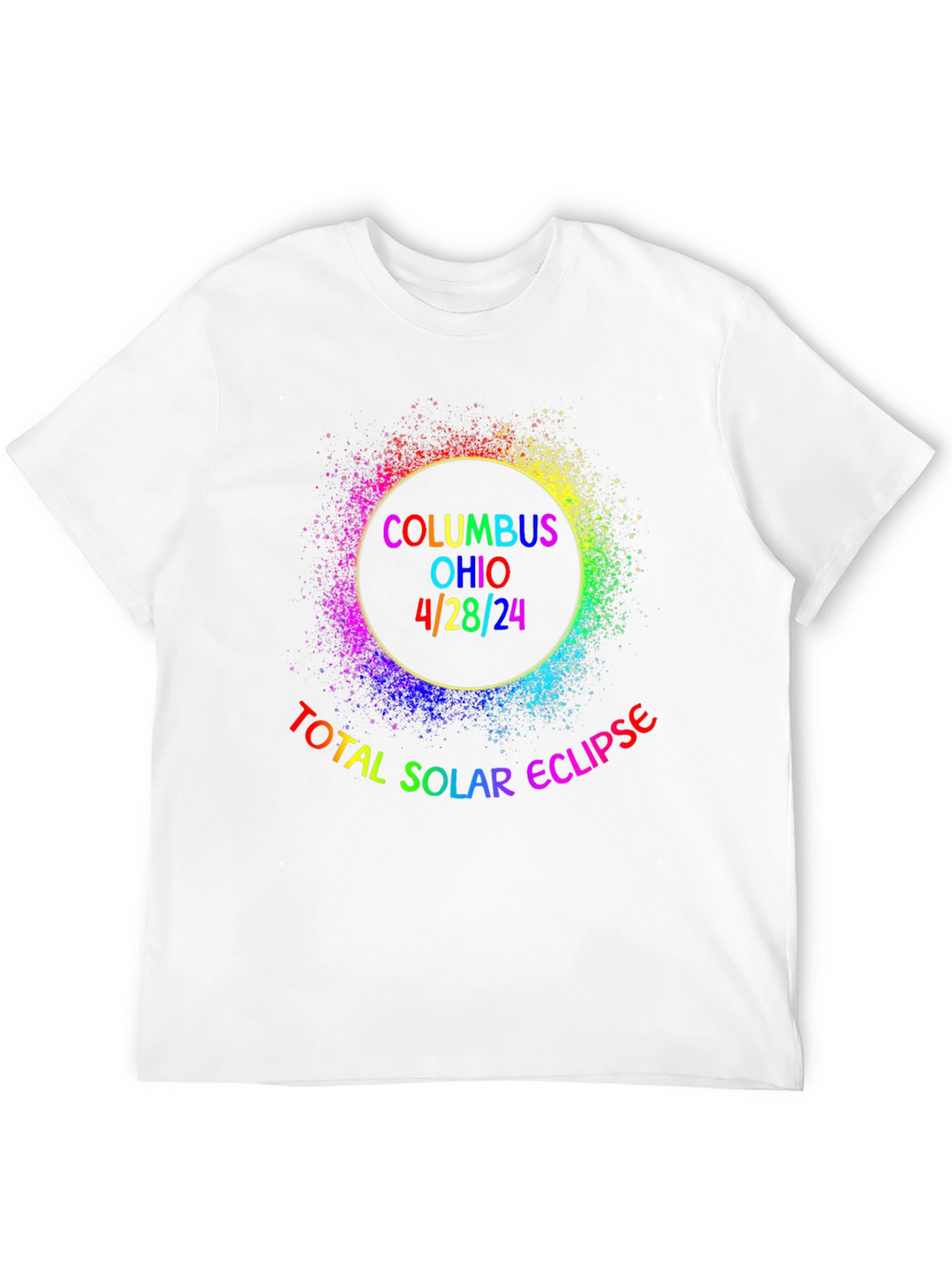 Columbus Ohio 4/28/24 Total Solar Eclipse T-Shirt