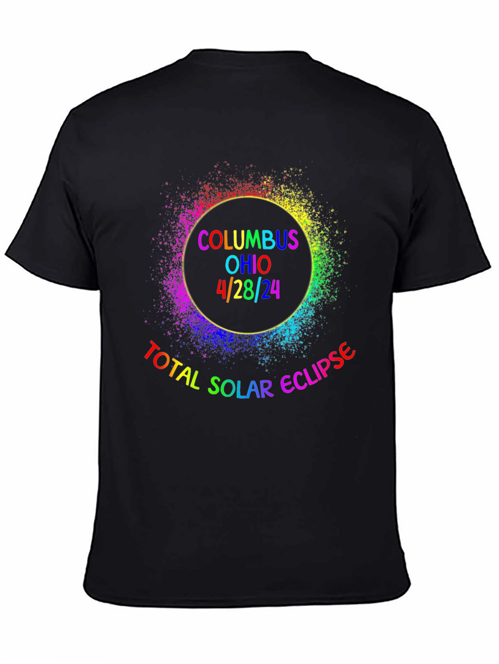 Columbus Ohio 4/28/24 Total Solar Eclipse T-Shirt