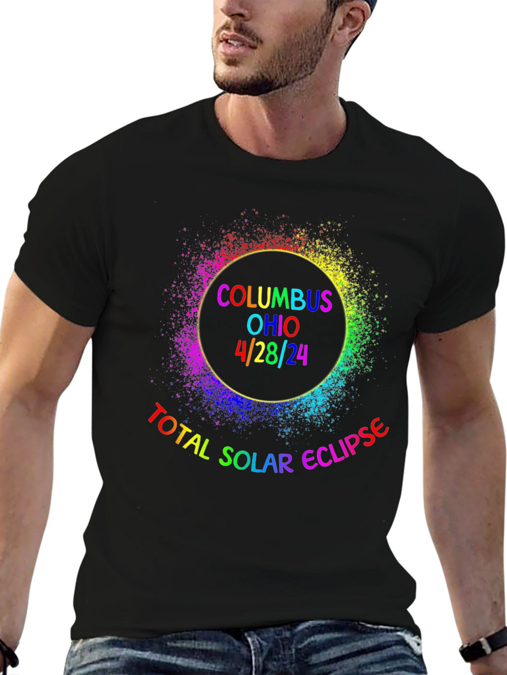 Columbus Ohio 4/28/24 Total Solar Eclipse T-Shirt