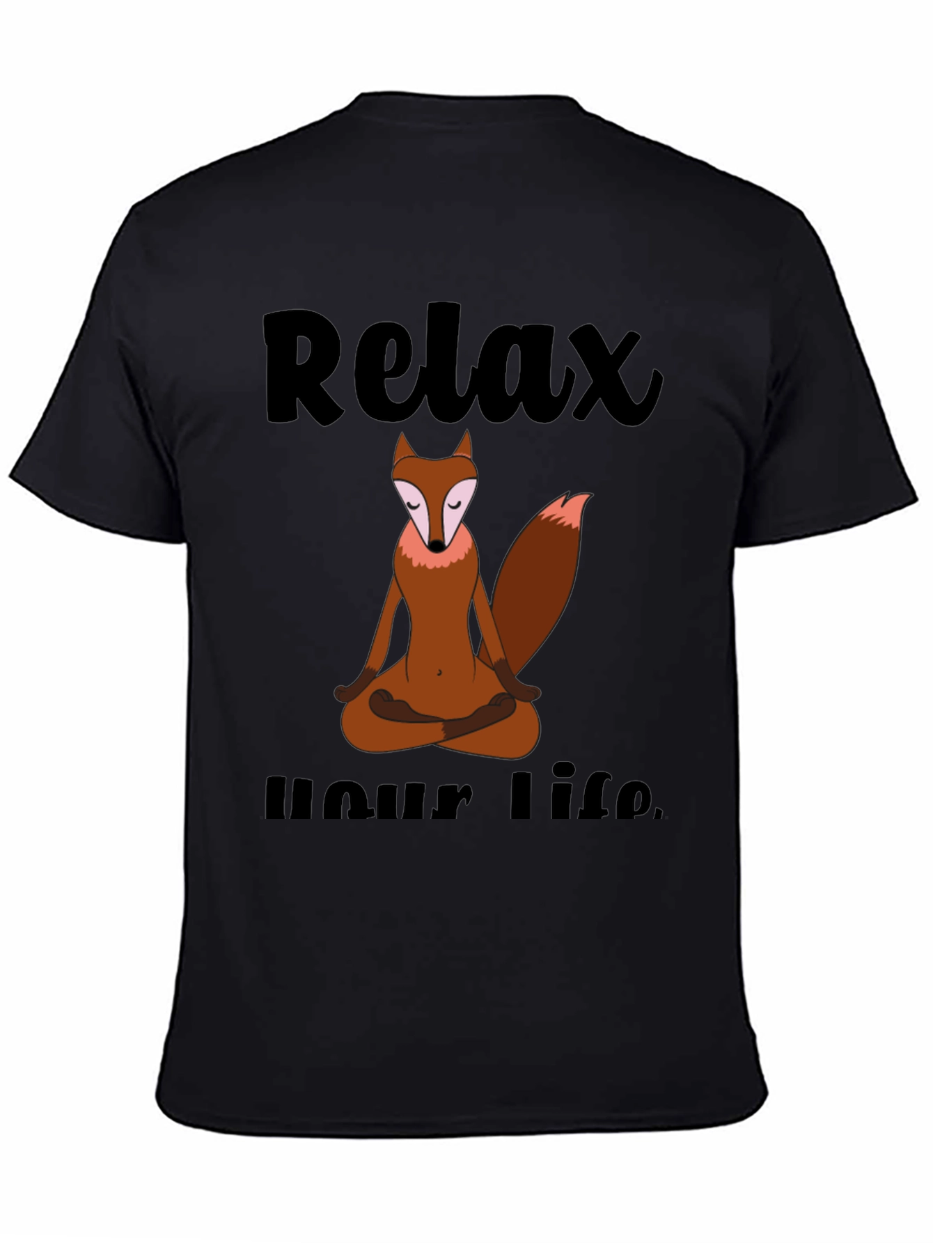 Relax Your Life Yoga Fox T-Shirt