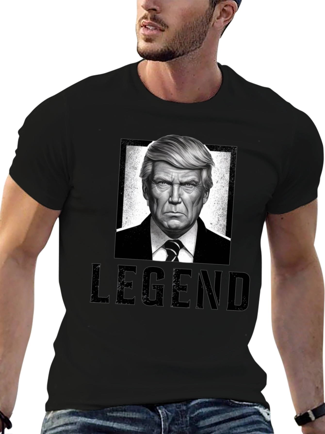 Legend Trump T-Shirt - Black Graphic Tee