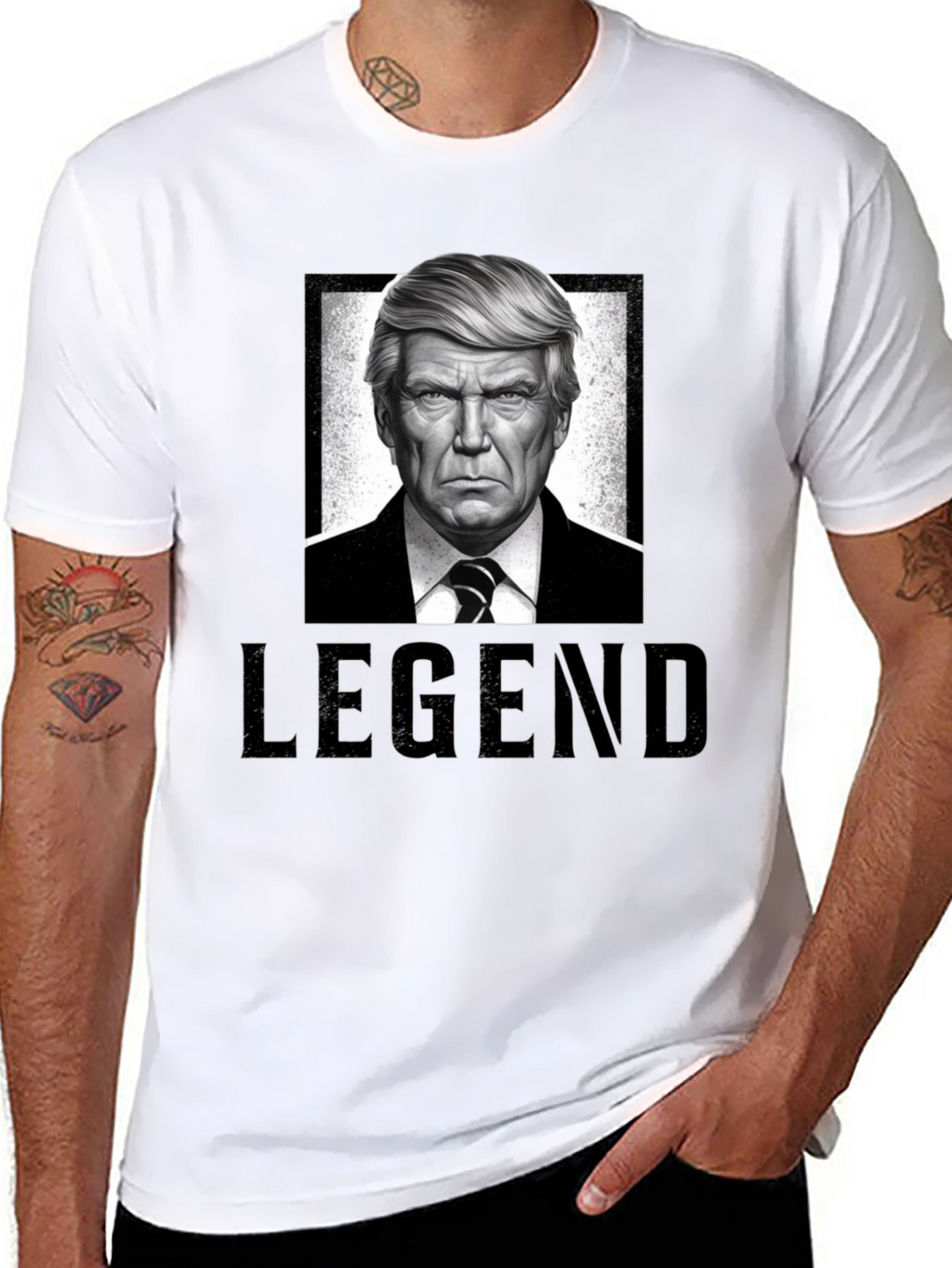 Legend Trump T-Shirt - Black Graphic Tee