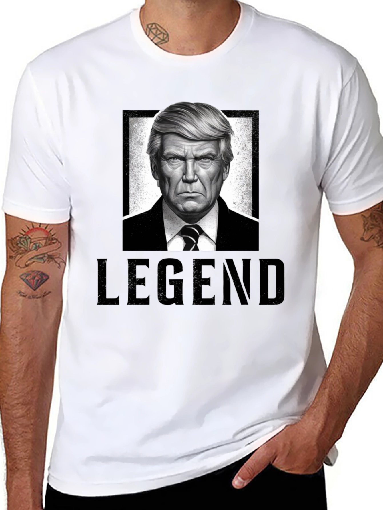 Legend Trump T-Shirt - Black Graphic Tee