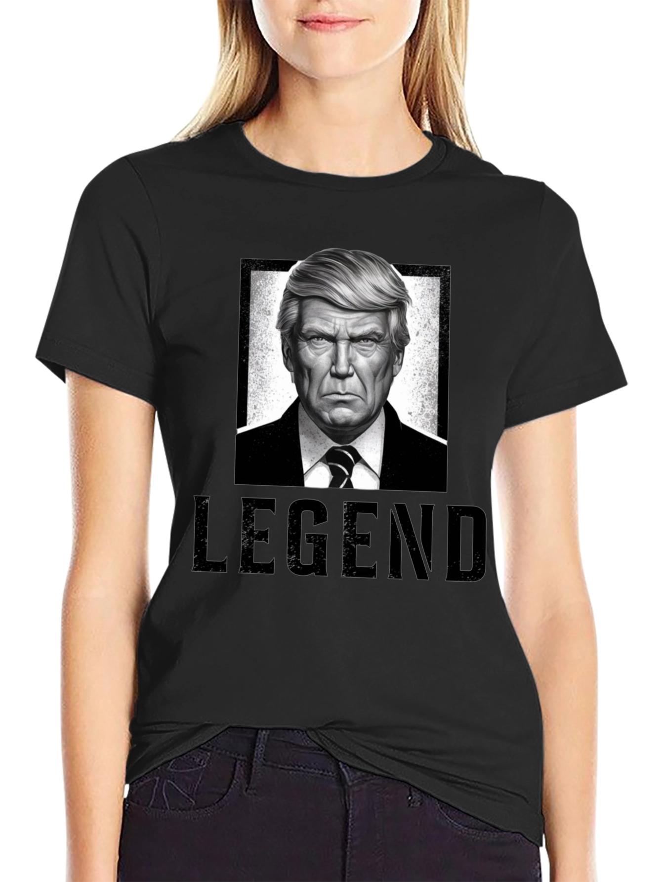 Legend Trump T-Shirt - Black Graphic Tee
