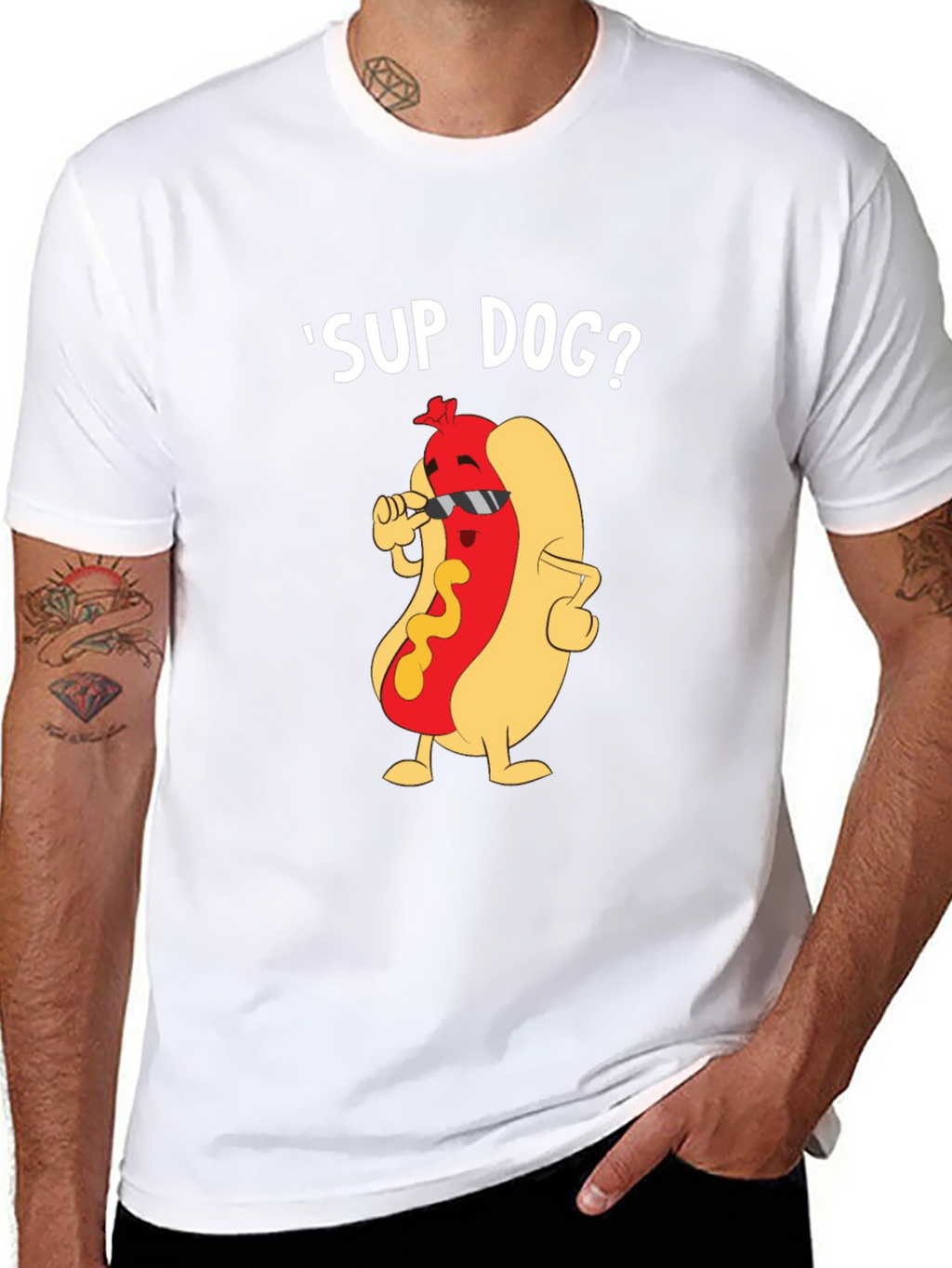 Cool Hot Dog Graphic Tee - Funny Pun T-Shirt