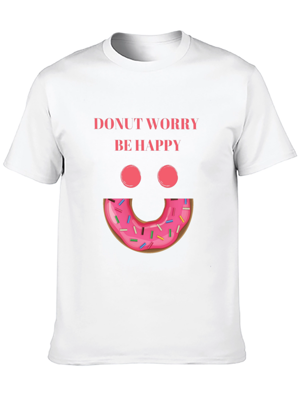 Donut Worry Be Happy Graphic Tee