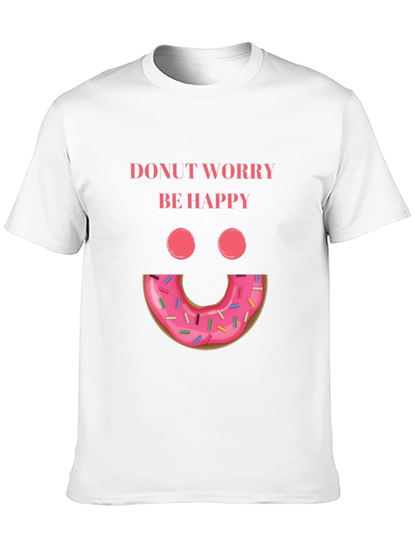 Donut Worry Be Happy Graphic Tee
