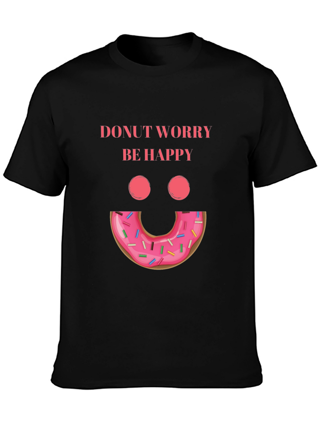 Donut Worry Be Happy Graphic Tee