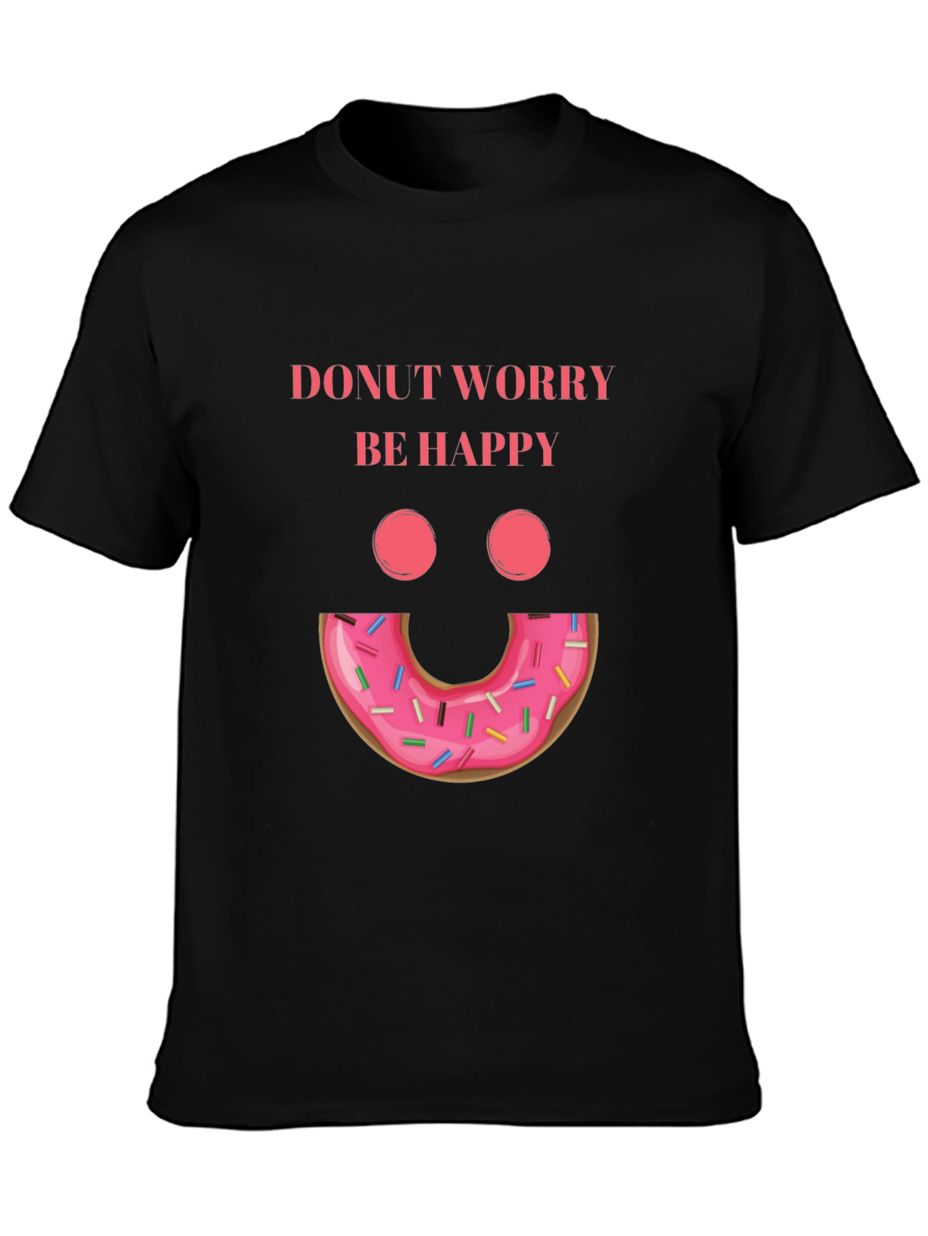 Donut Worry Be Happy Graphic Tee