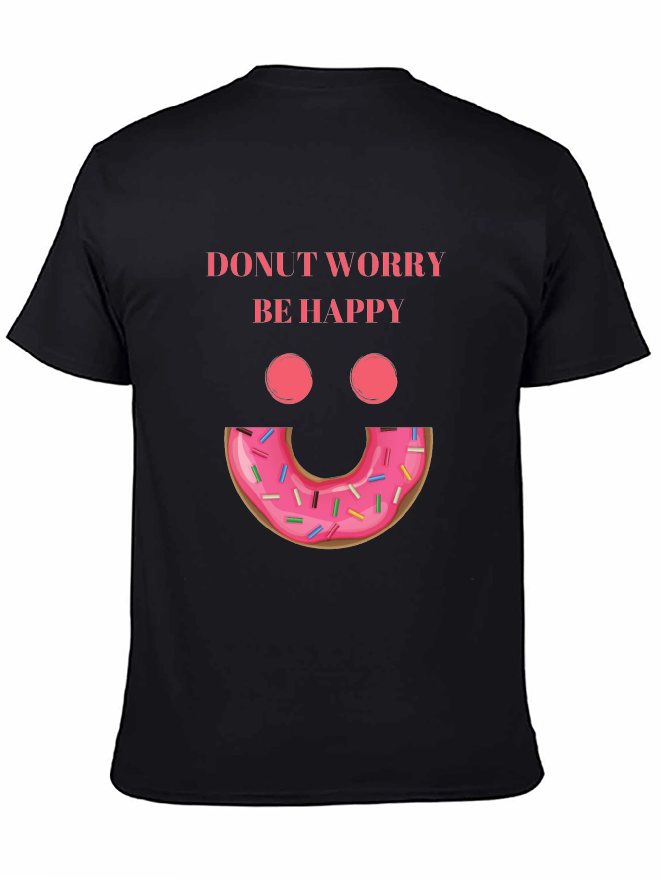 Donut Worry Be Happy Graphic Tee