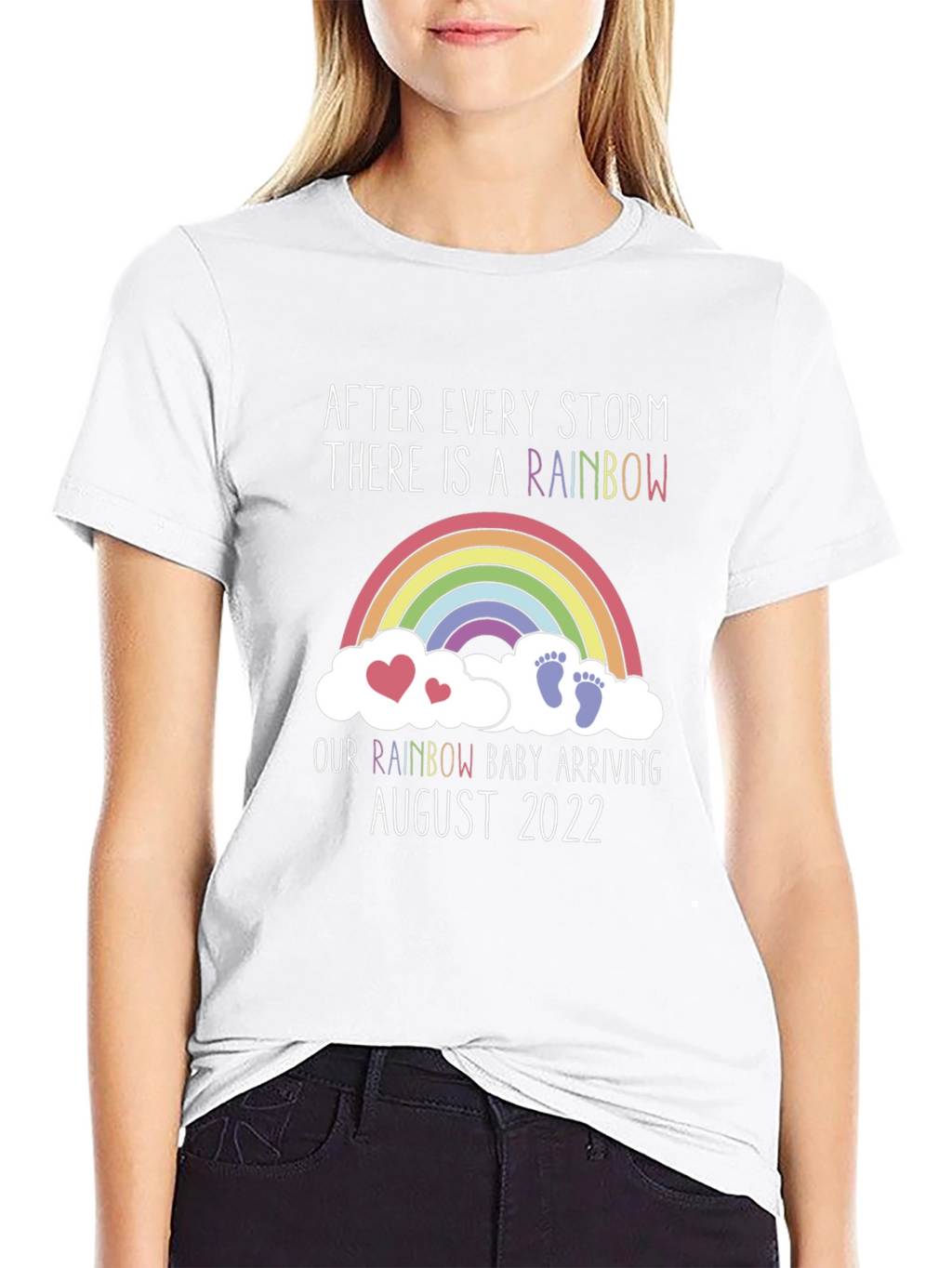 Rainbow Baby Arrival T-Shirt - August 2022