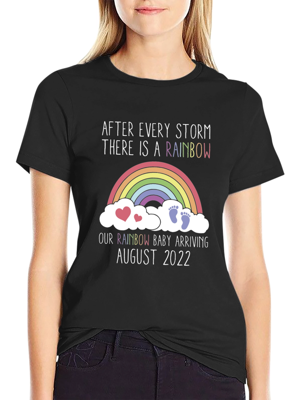 Rainbow Baby Arrival T-Shirt - August 2022