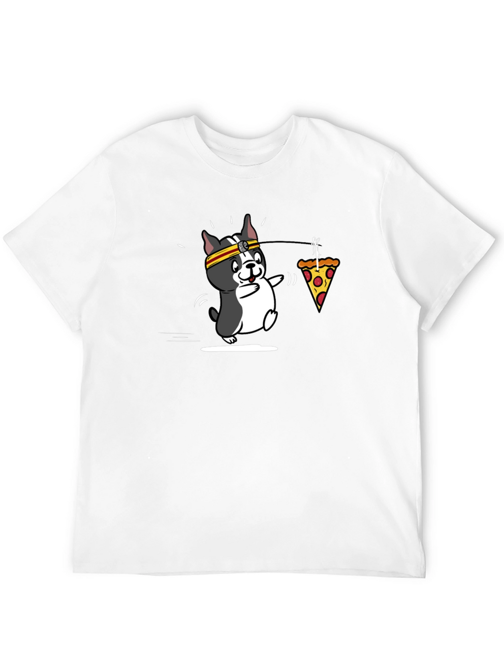 Dog Pizza Trot Black Tee