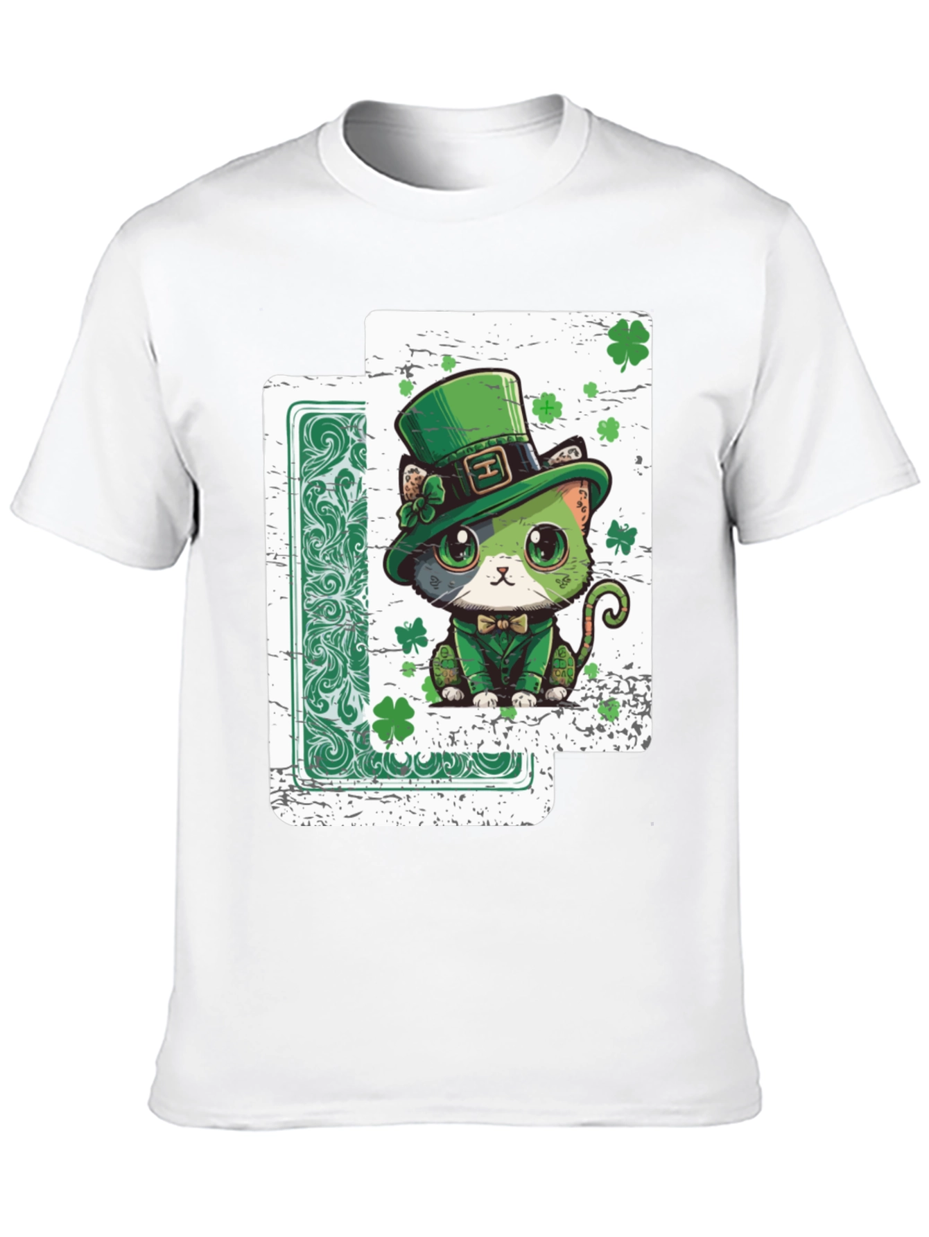 Lucky Cat St. Patricks Day T-Shirt
