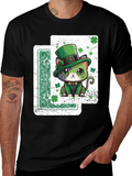 Lucky Cat St. Patricks Day T-Shirt