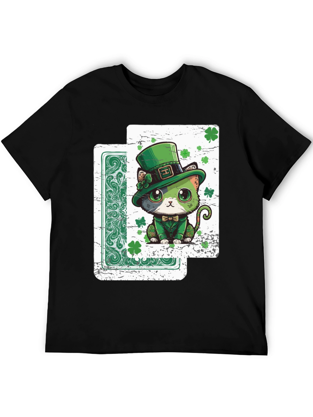 Lucky Cat St. Patricks Day T-Shirt