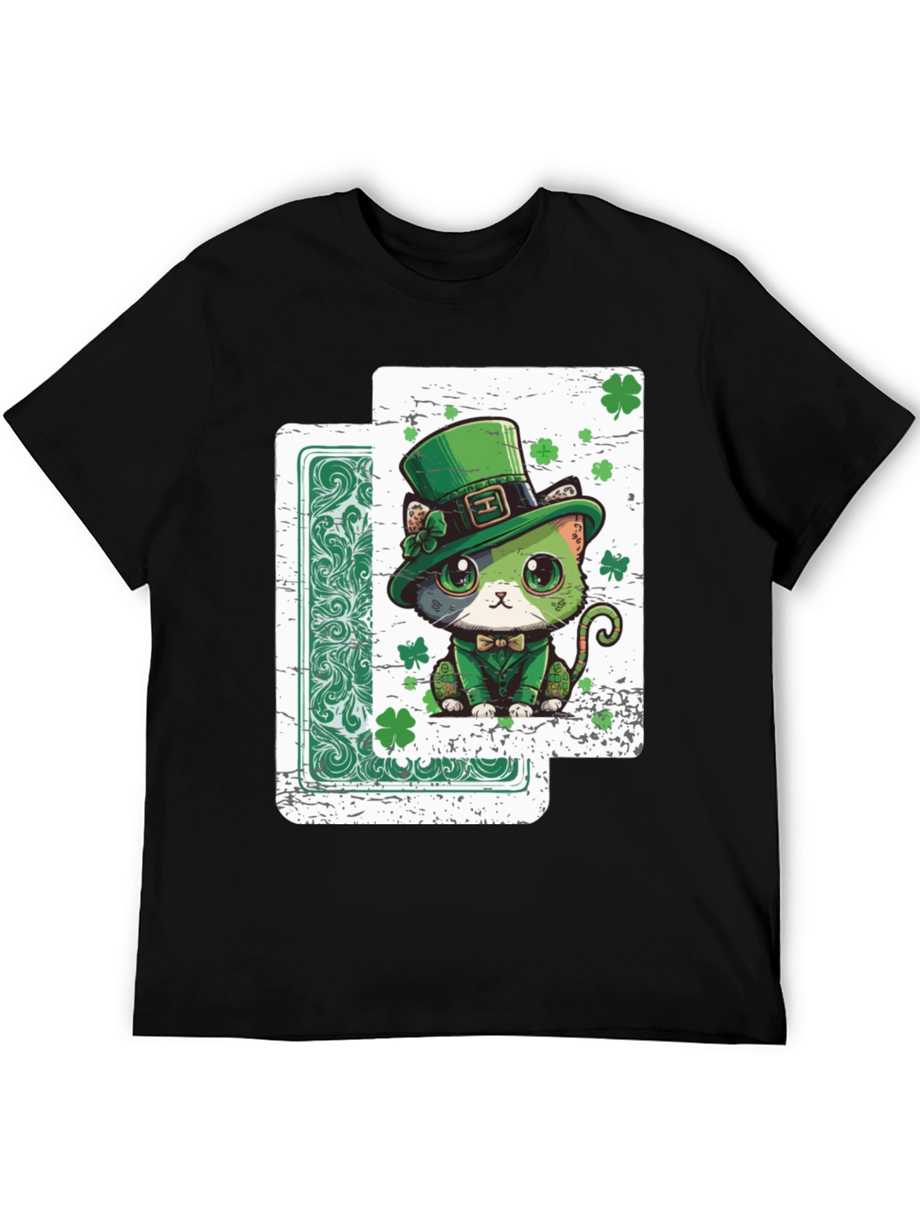Lucky Cat St. Patricks Day T-Shirt