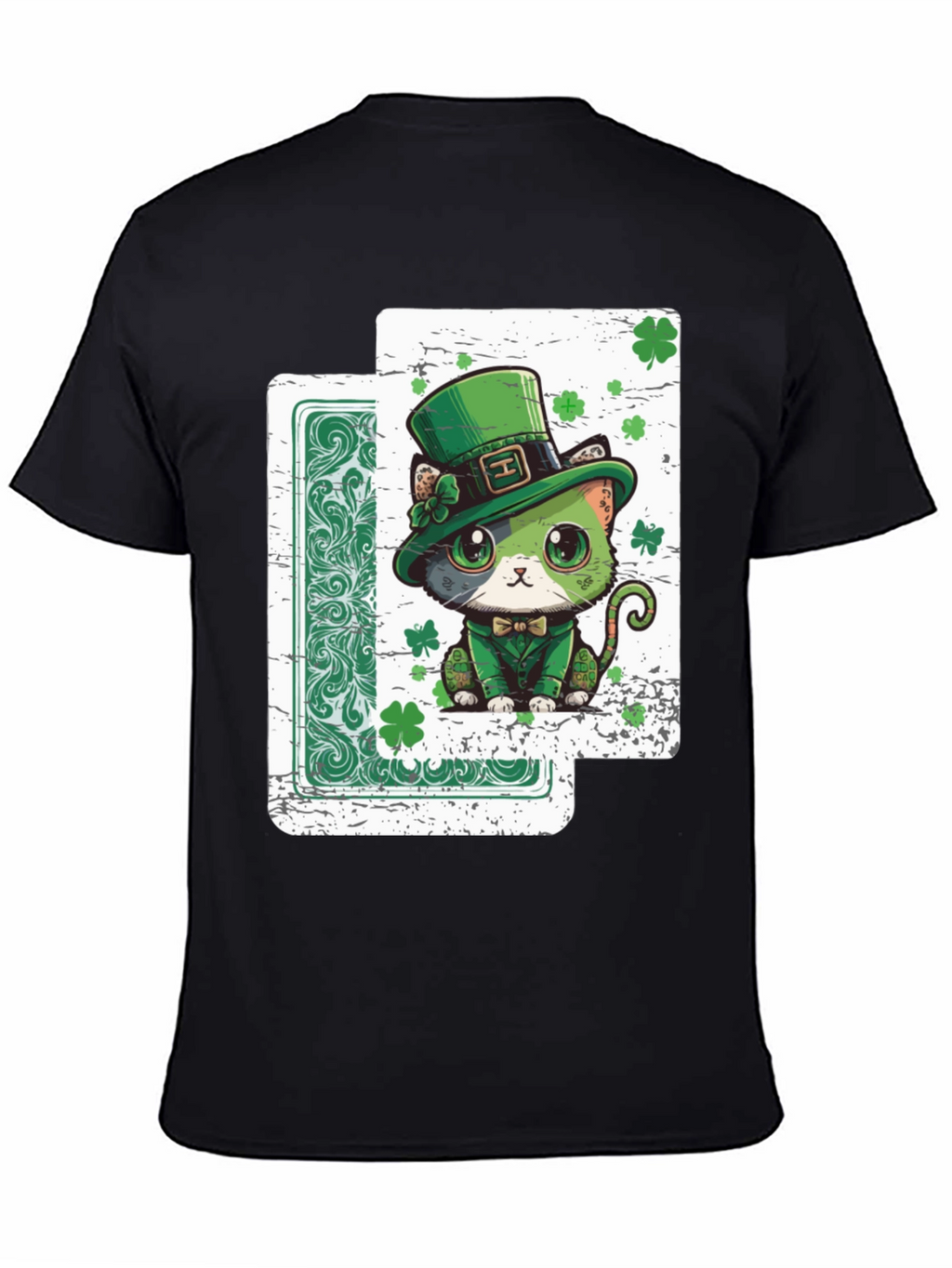Lucky Cat St. Patricks Day T-Shirt