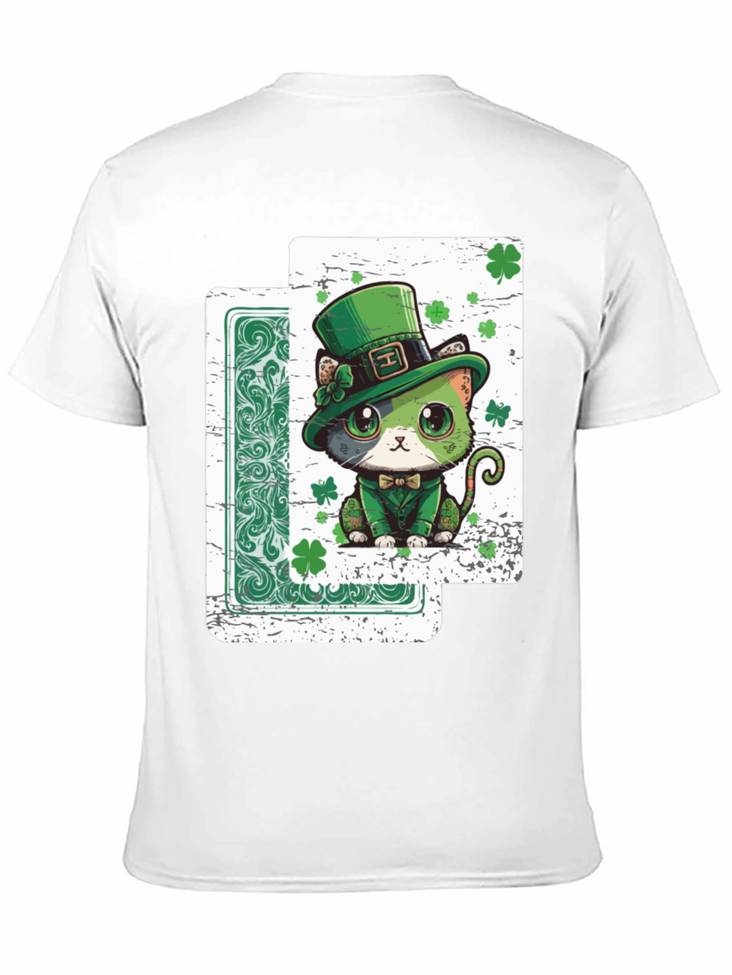 Lucky Cat St. Patricks Day T-Shirt