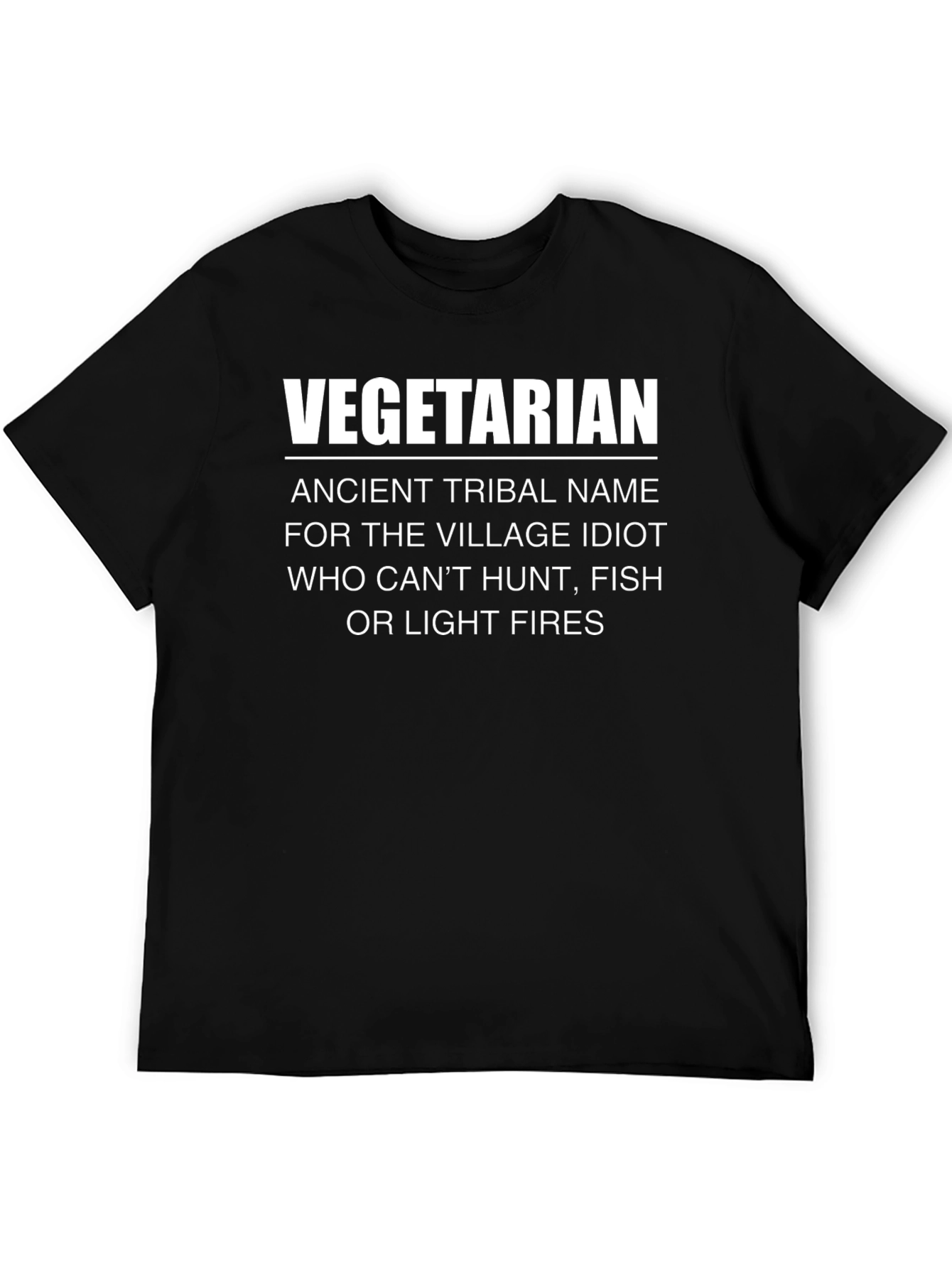 Vegetarian Funny T-Shirt - Ancient Tribal Name